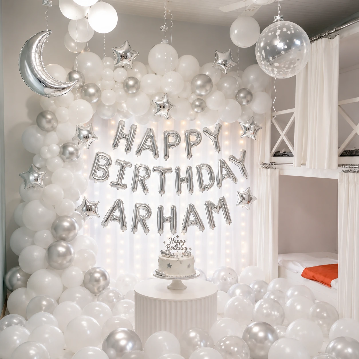 Dreamy Balloon Birthday Decoration
