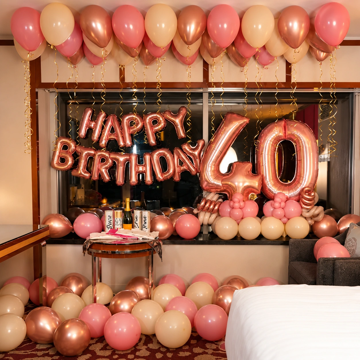 Pink Peach Theme Decoration