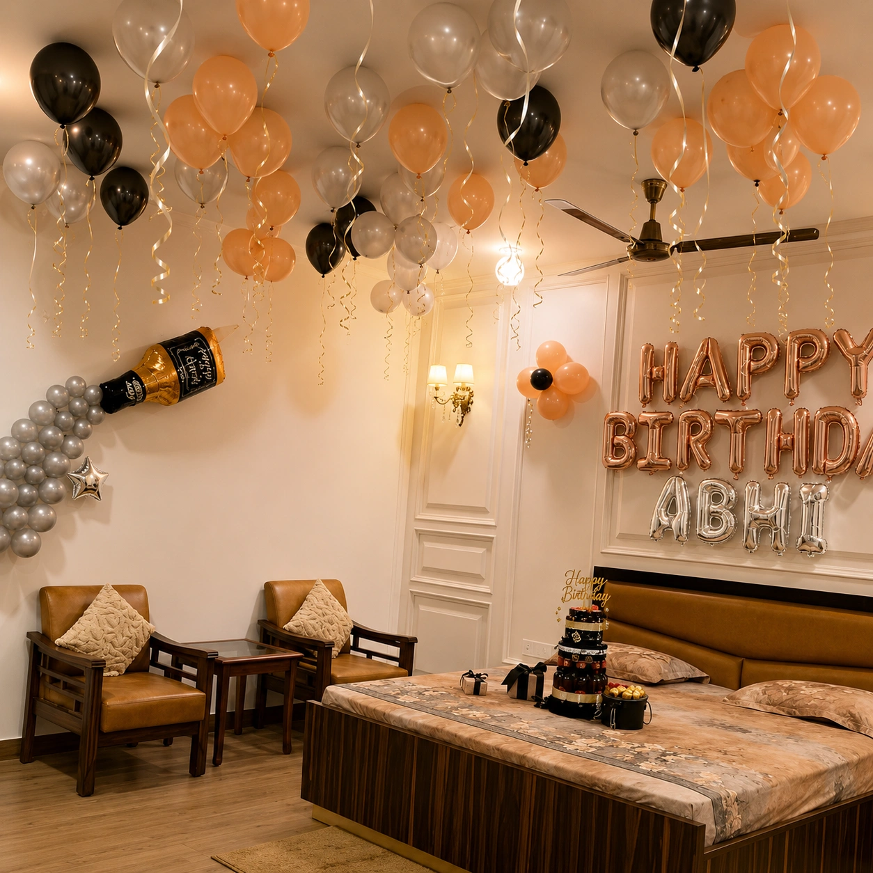 Rose Gold Room Decoration