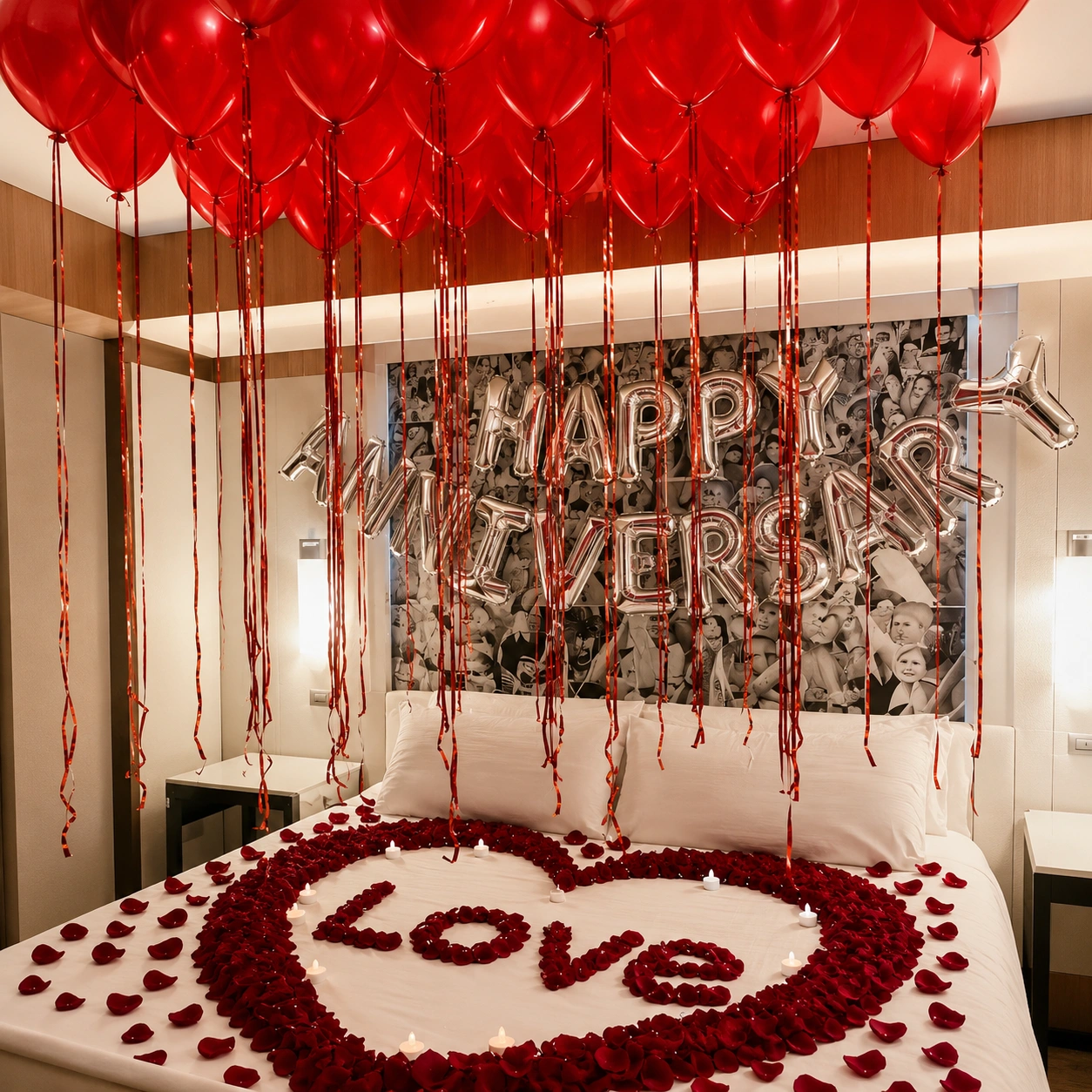 Flower Anniversary Decoration