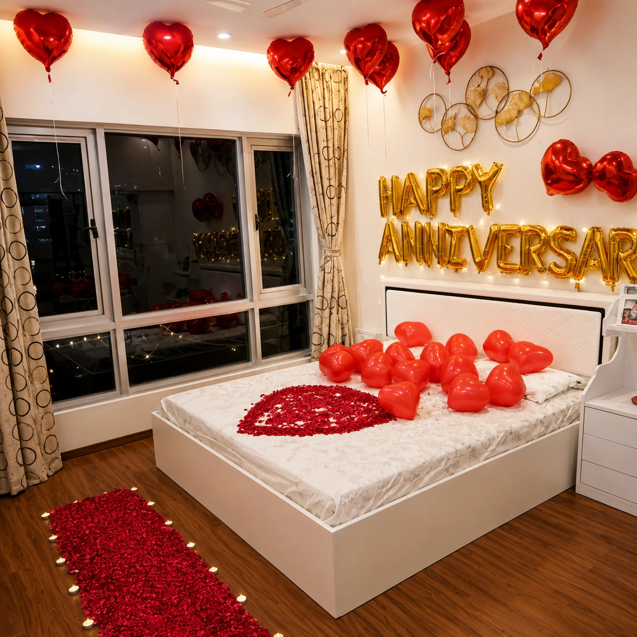 Lovely Room Anniversary Decoration
