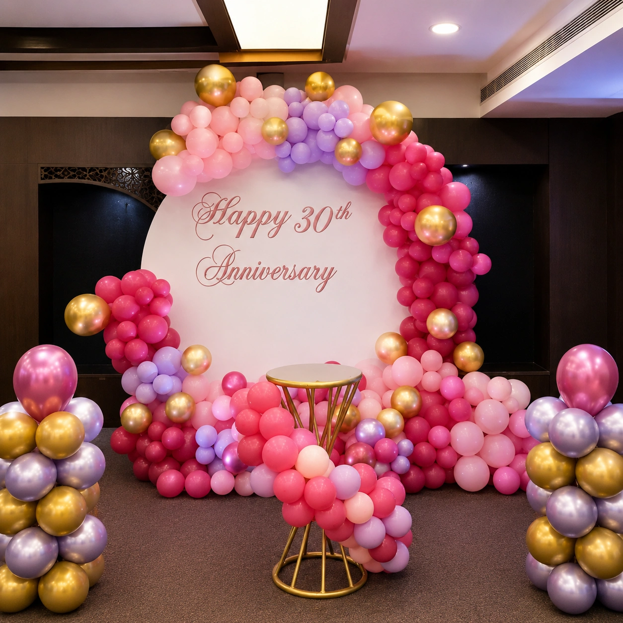 Customized Anniversary Backdrop