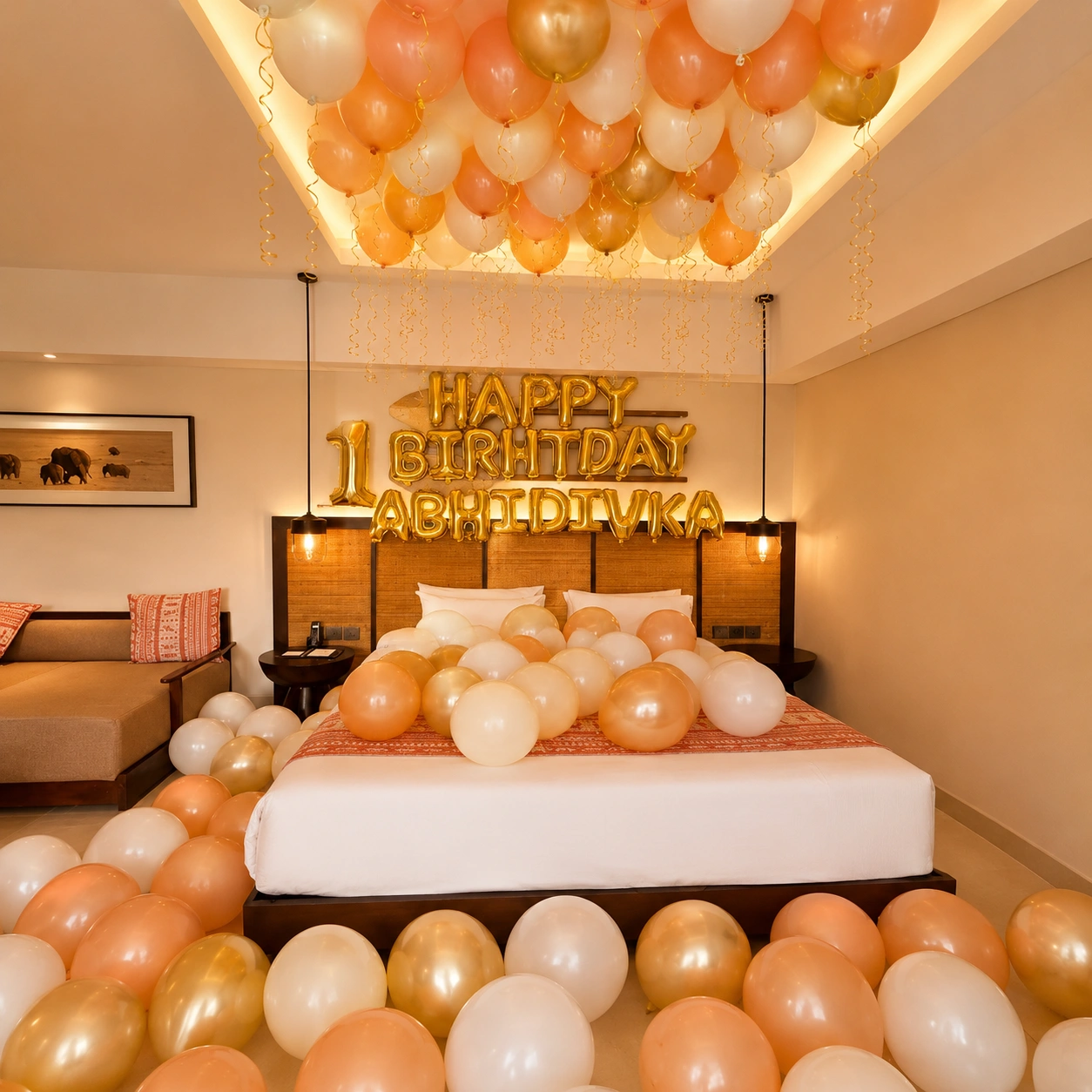 Room full of Balloons