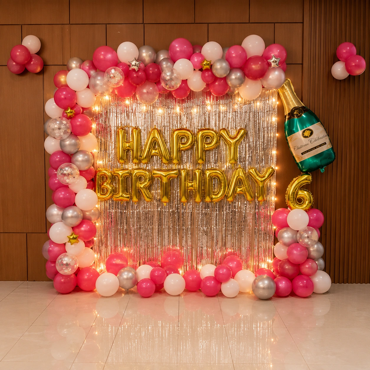 Champagne Bottle Decoration