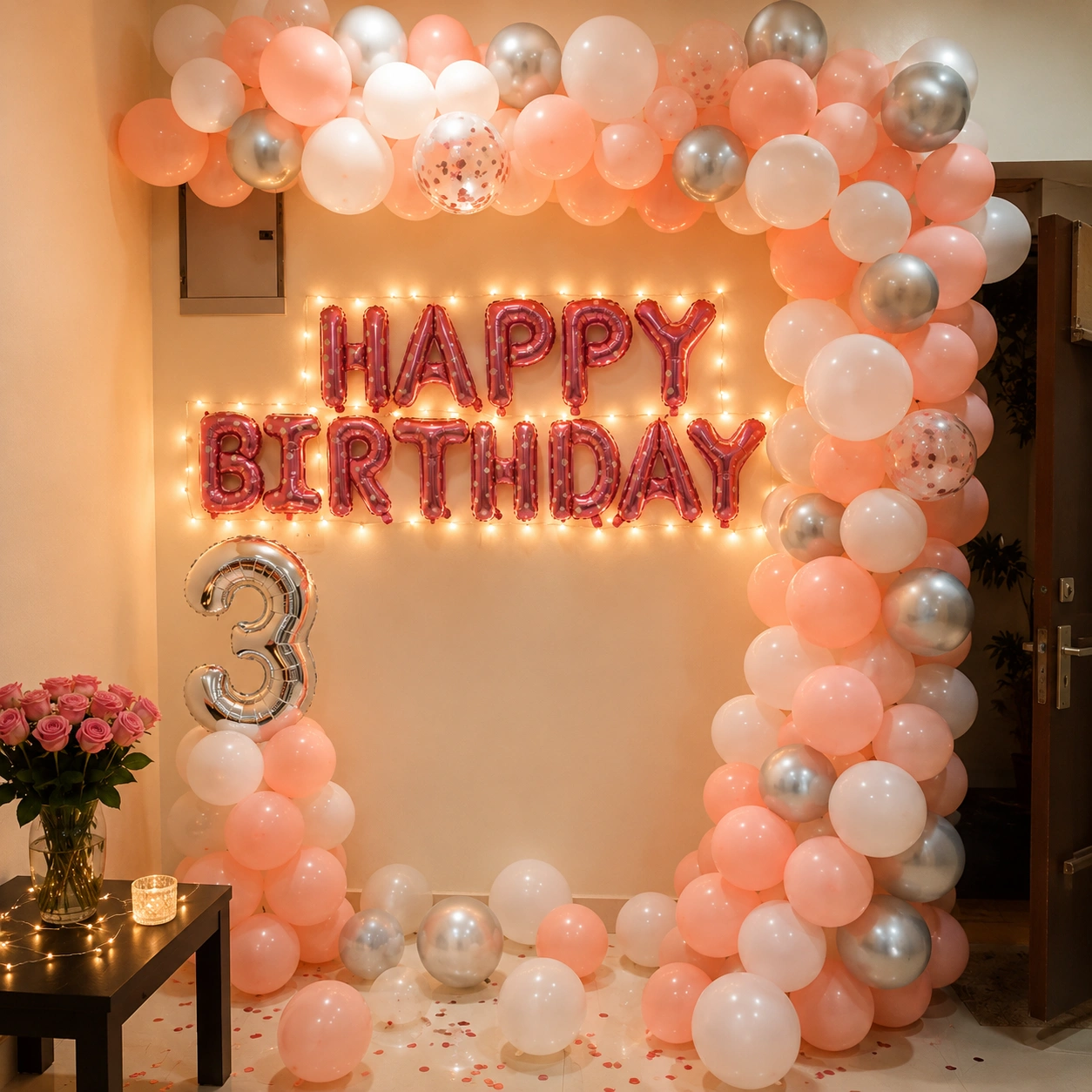 Birthday Balloon Arch
