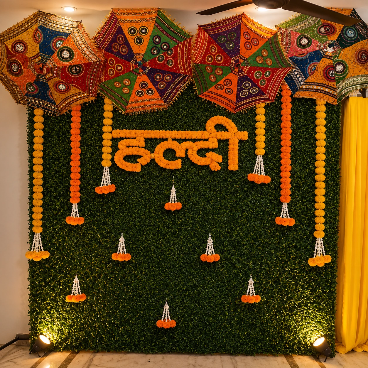 Beautiful Haldi Decoration