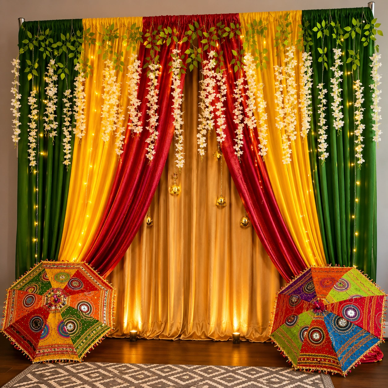 Simple Mehendi Decoration