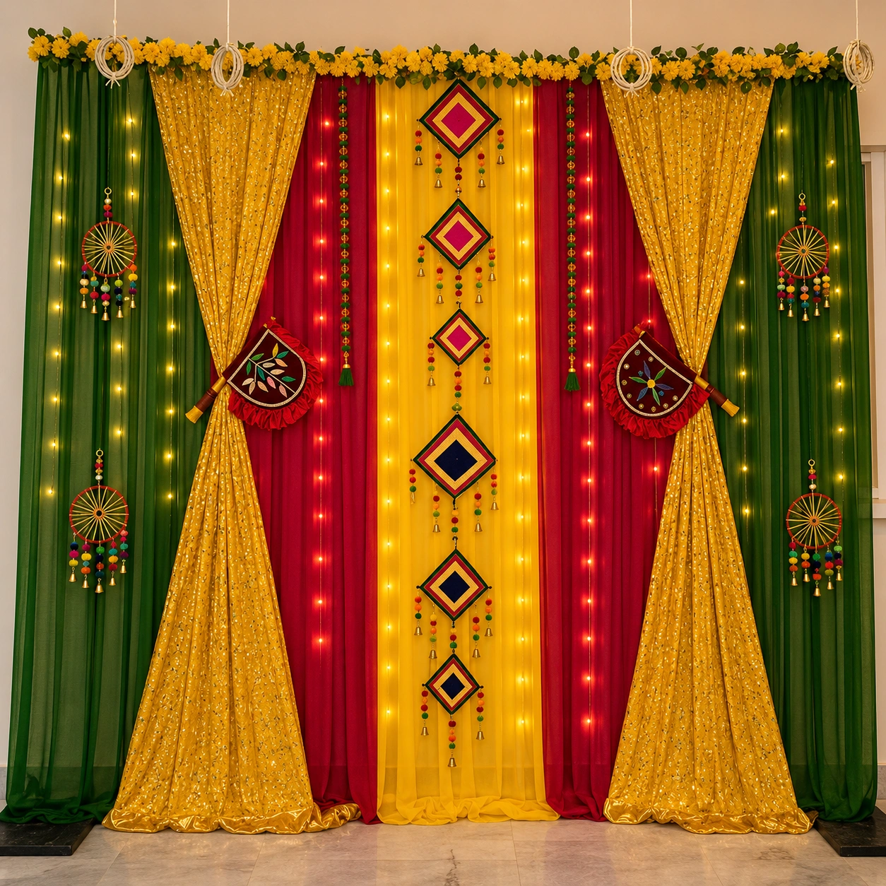 Home Mehendi Decoration