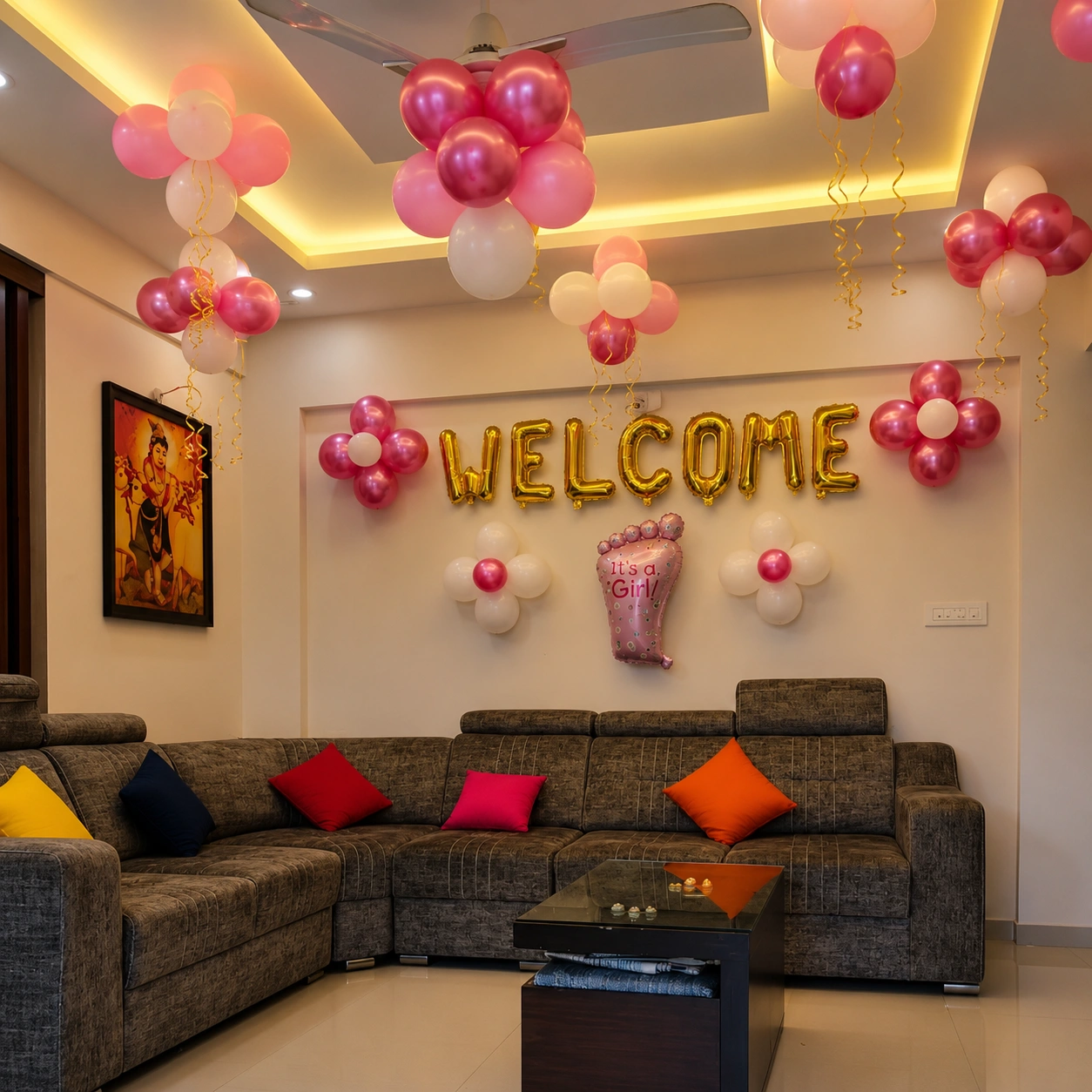 Welcome Baby Girl Decor