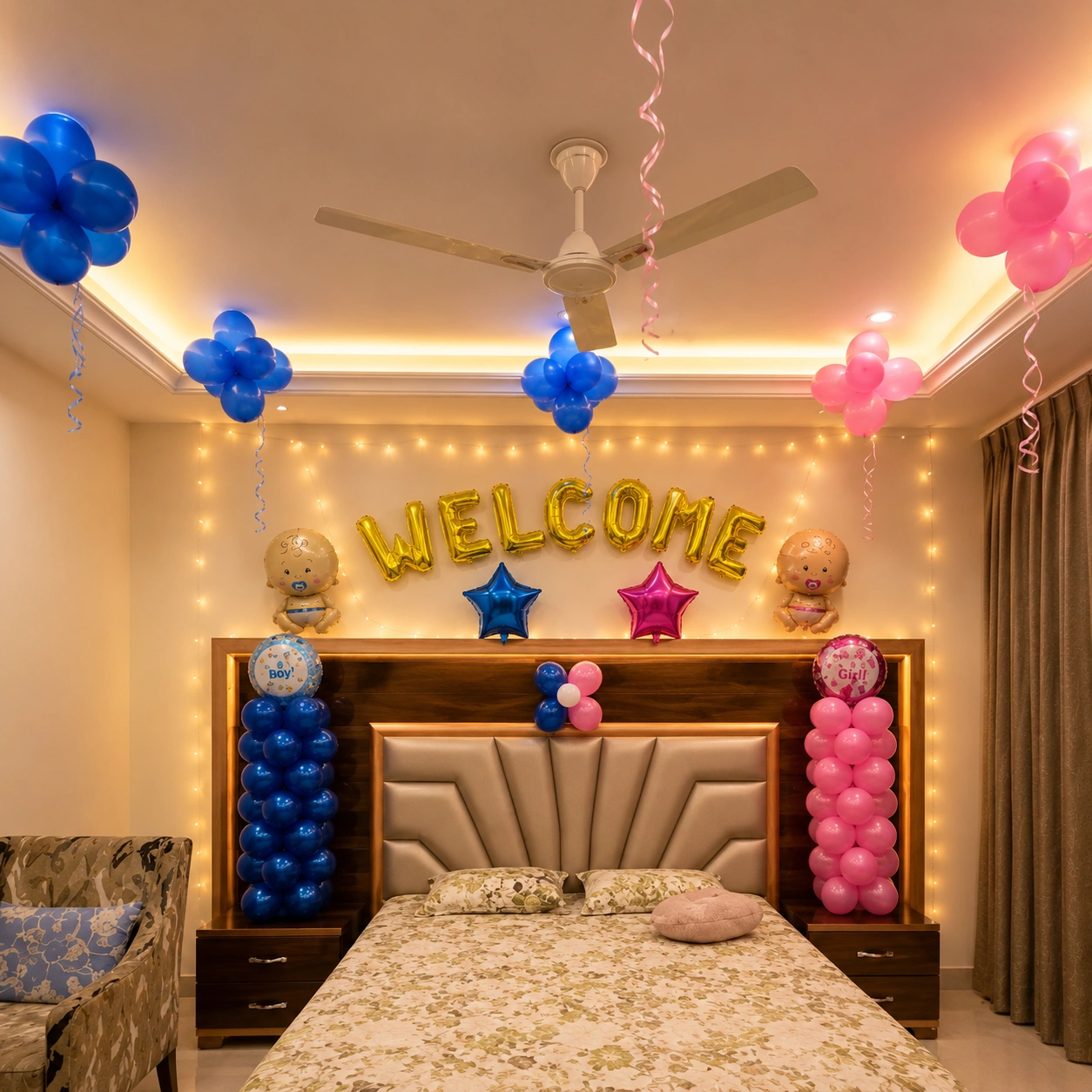 Twins Welcome Room Decoration