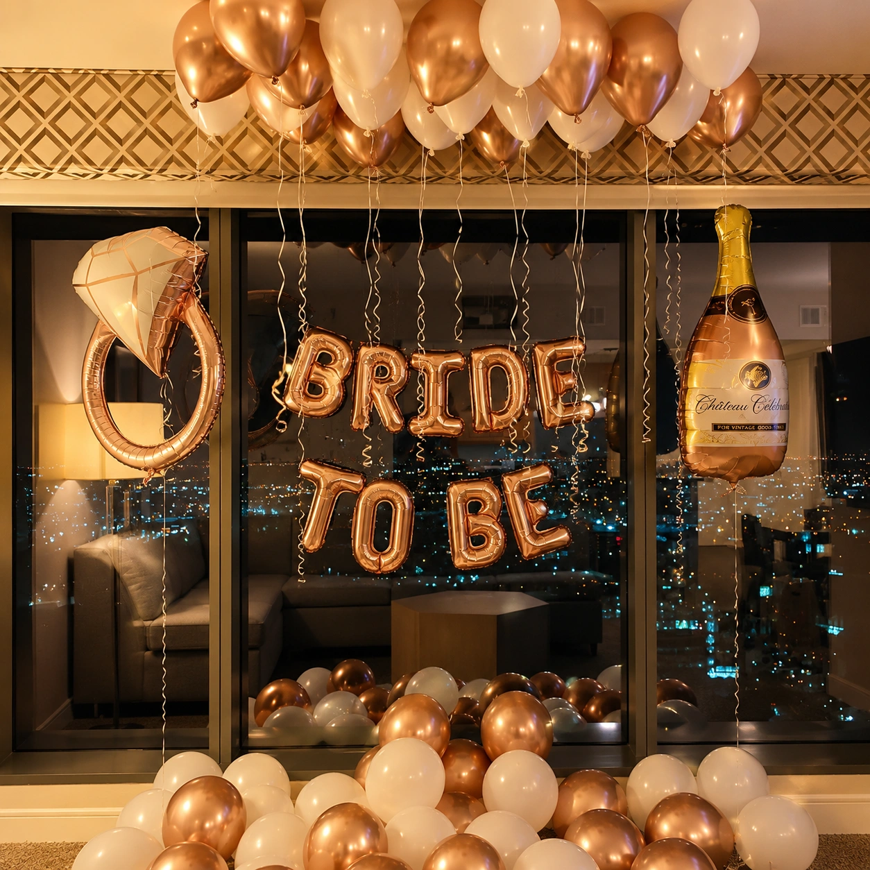 Rose Gold Theme Decoration