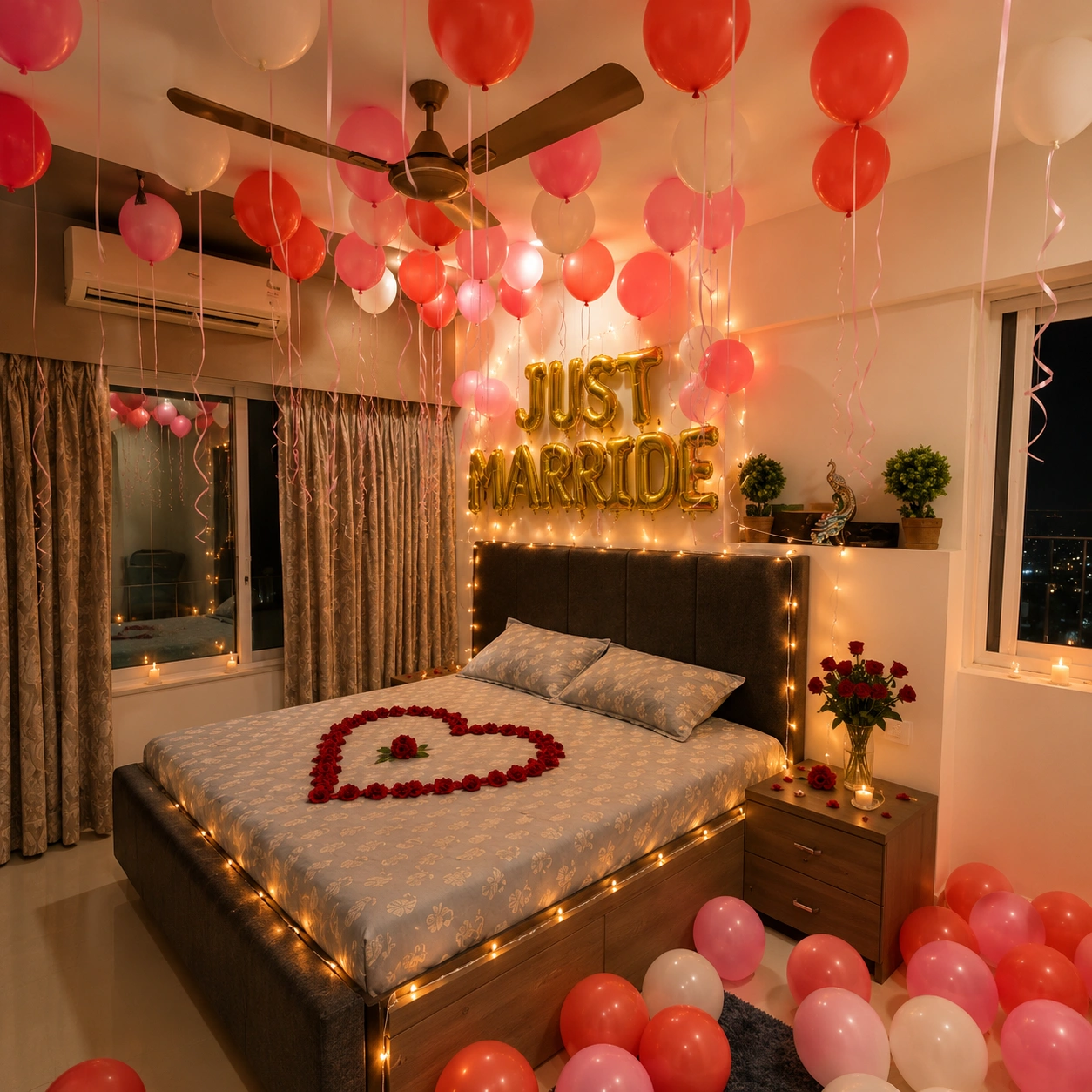 Wedding Room Decoration for Couples