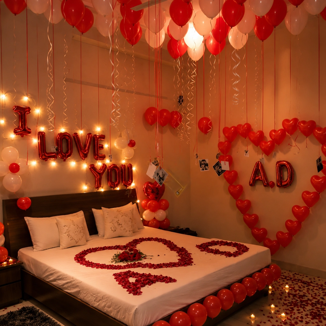 I Love You Decoration for Wedding Night
