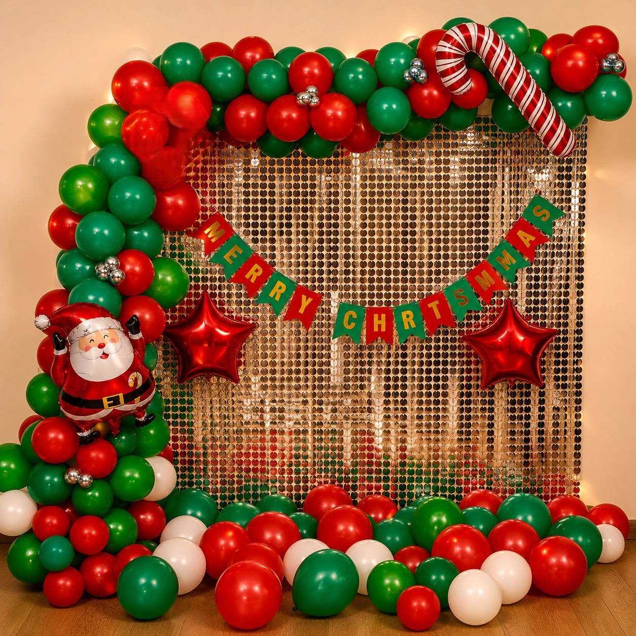 Merry Christmas Theme Backdrop