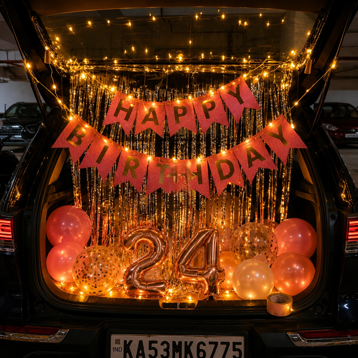 Birthday Car Decoration