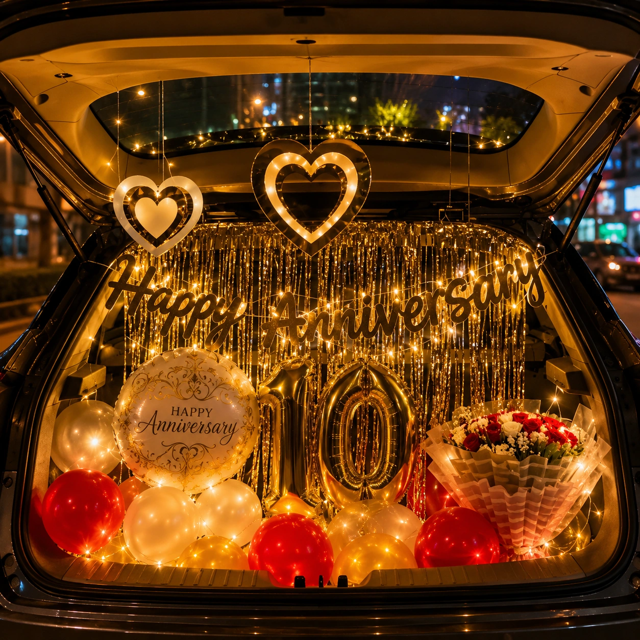 Anniversary Car Decor