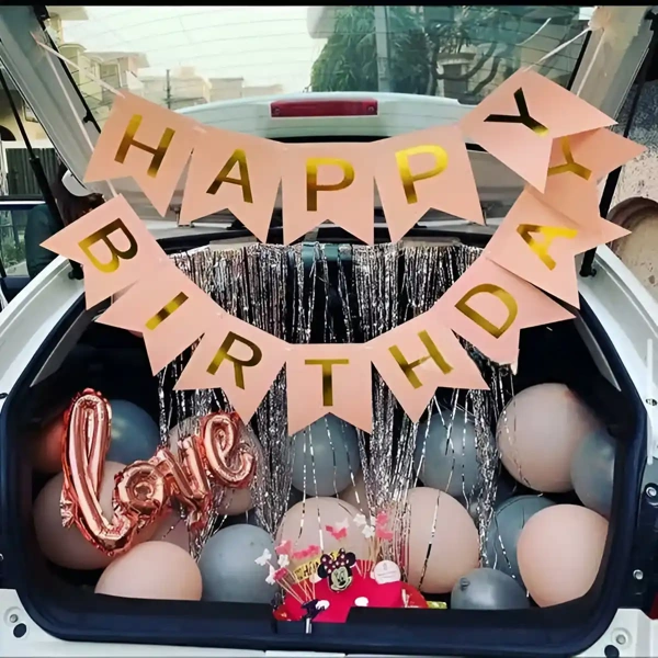 Birthday Car Decor