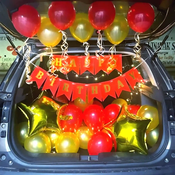 Birthday Car Boot Decoration
