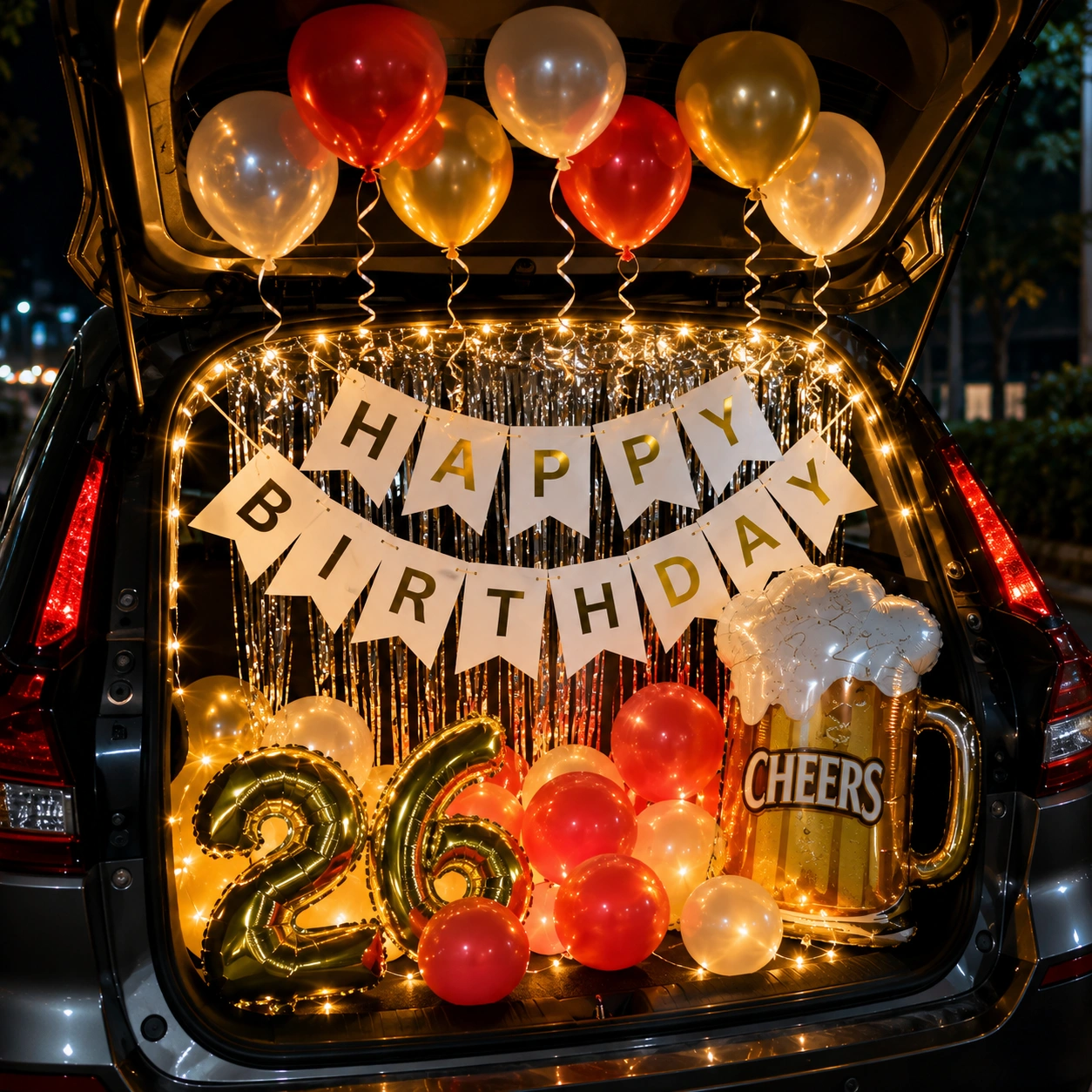 Car Boot Birthday Decoration