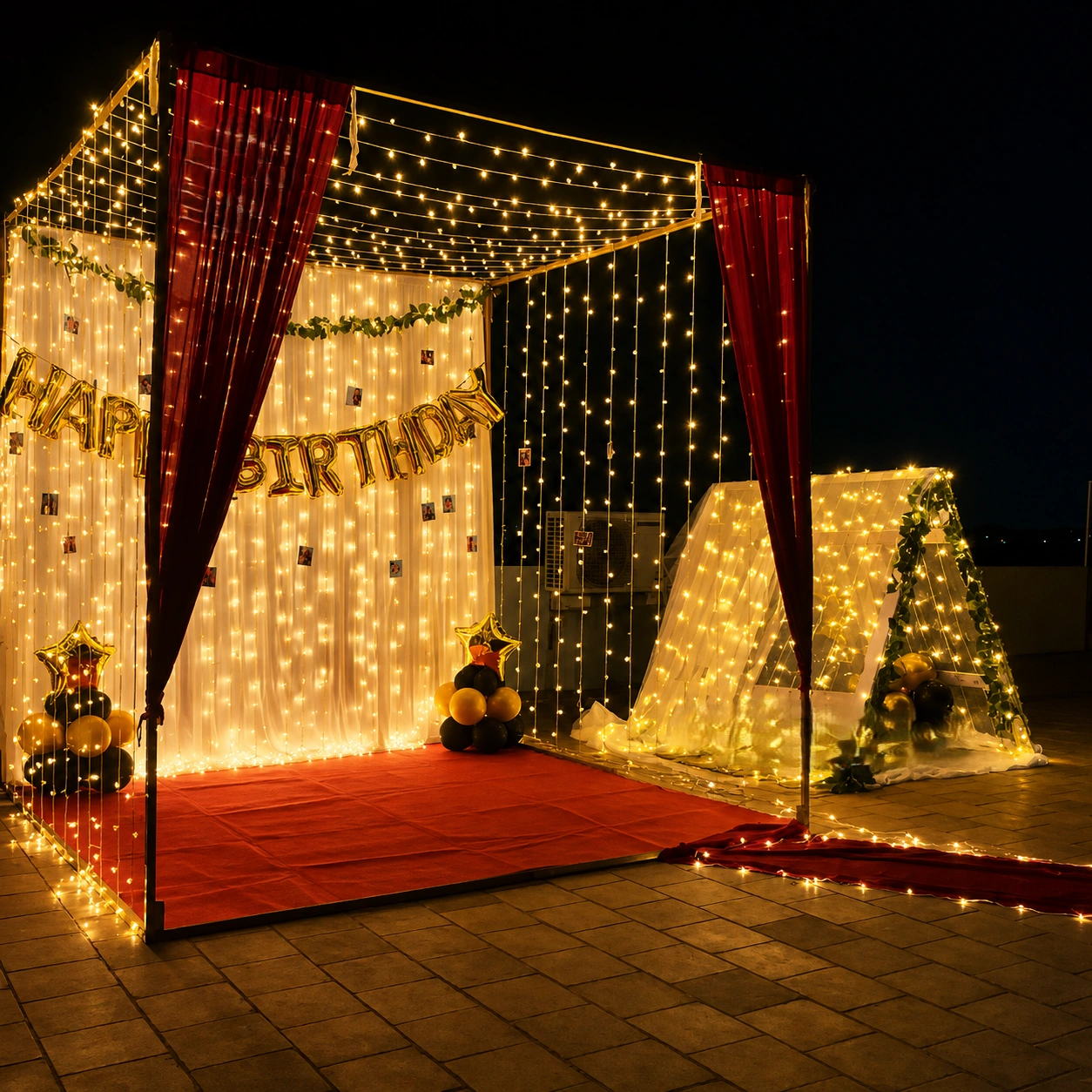 Romantic Premium Terrace Setup