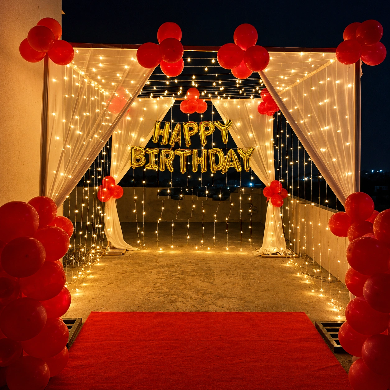 Simple Terrace Decoration