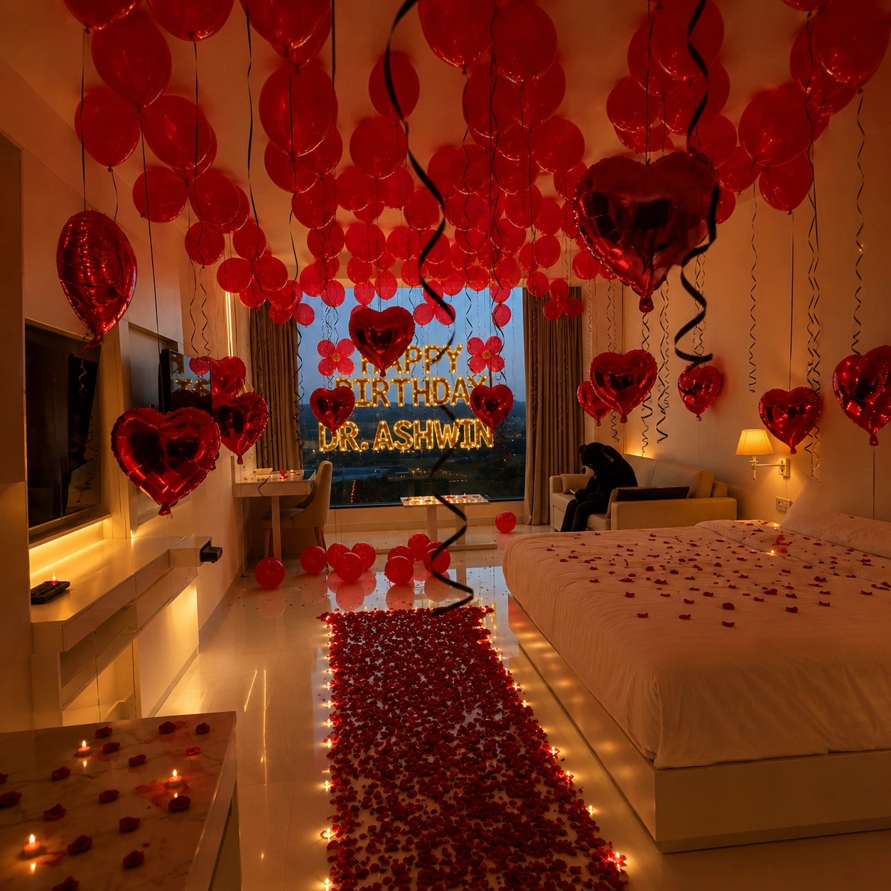 Surprise Romantic Room Decor
