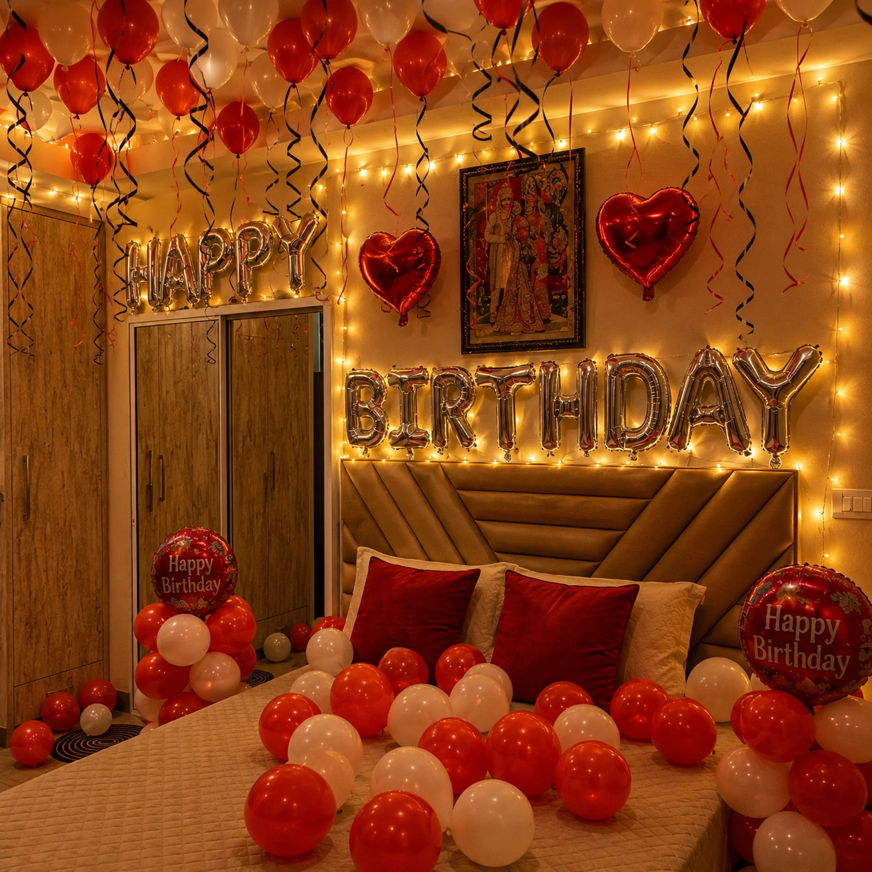 Simple Romantic Balloon Decoration