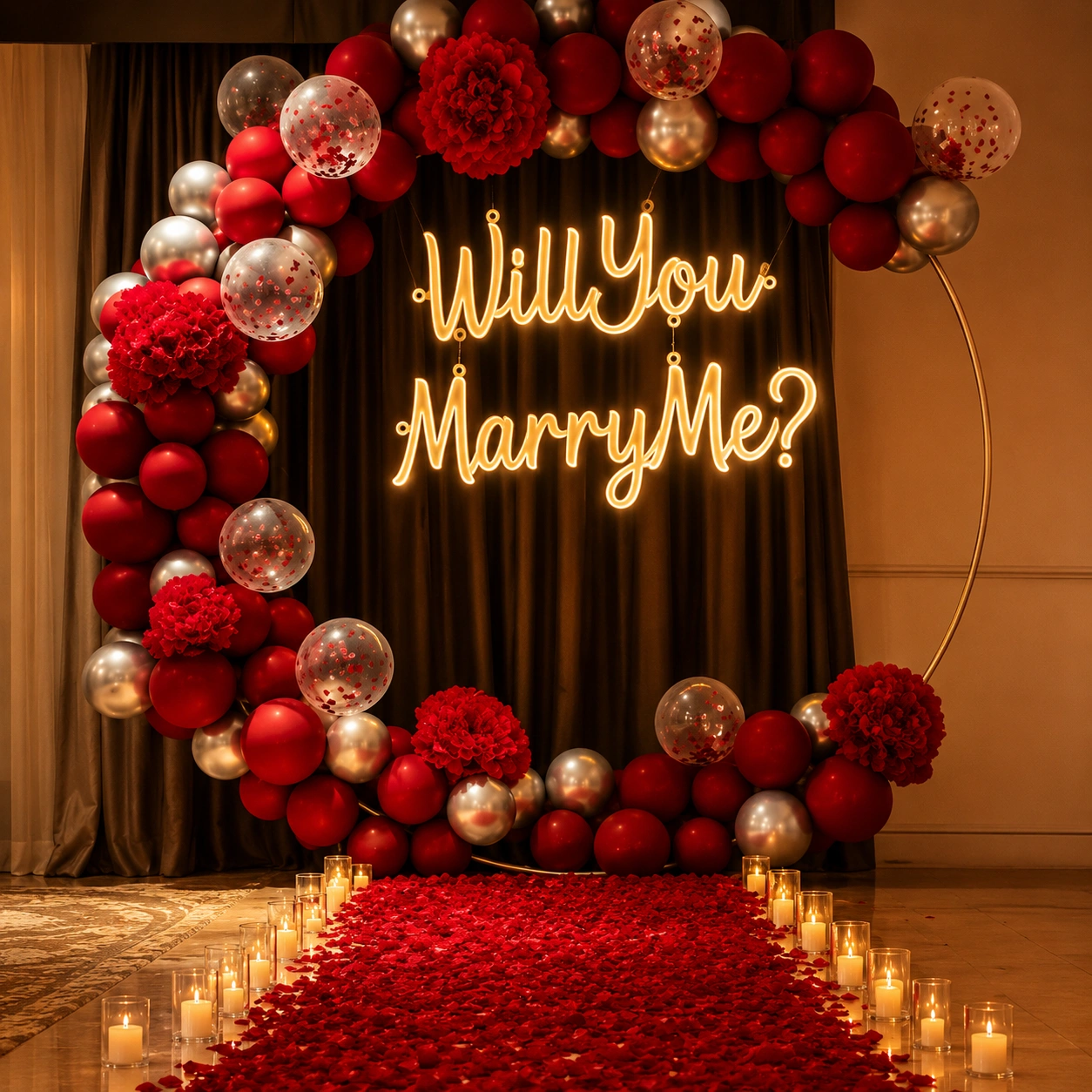 Marry Me Ring Decoration