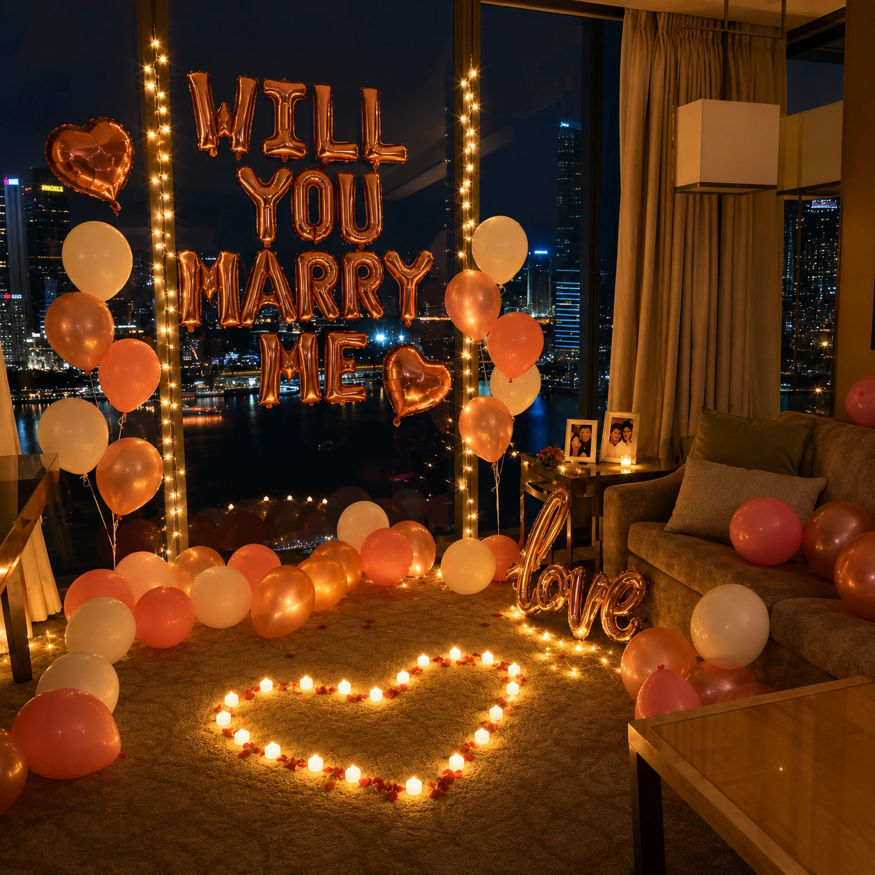 Surprise Proposal Decoration