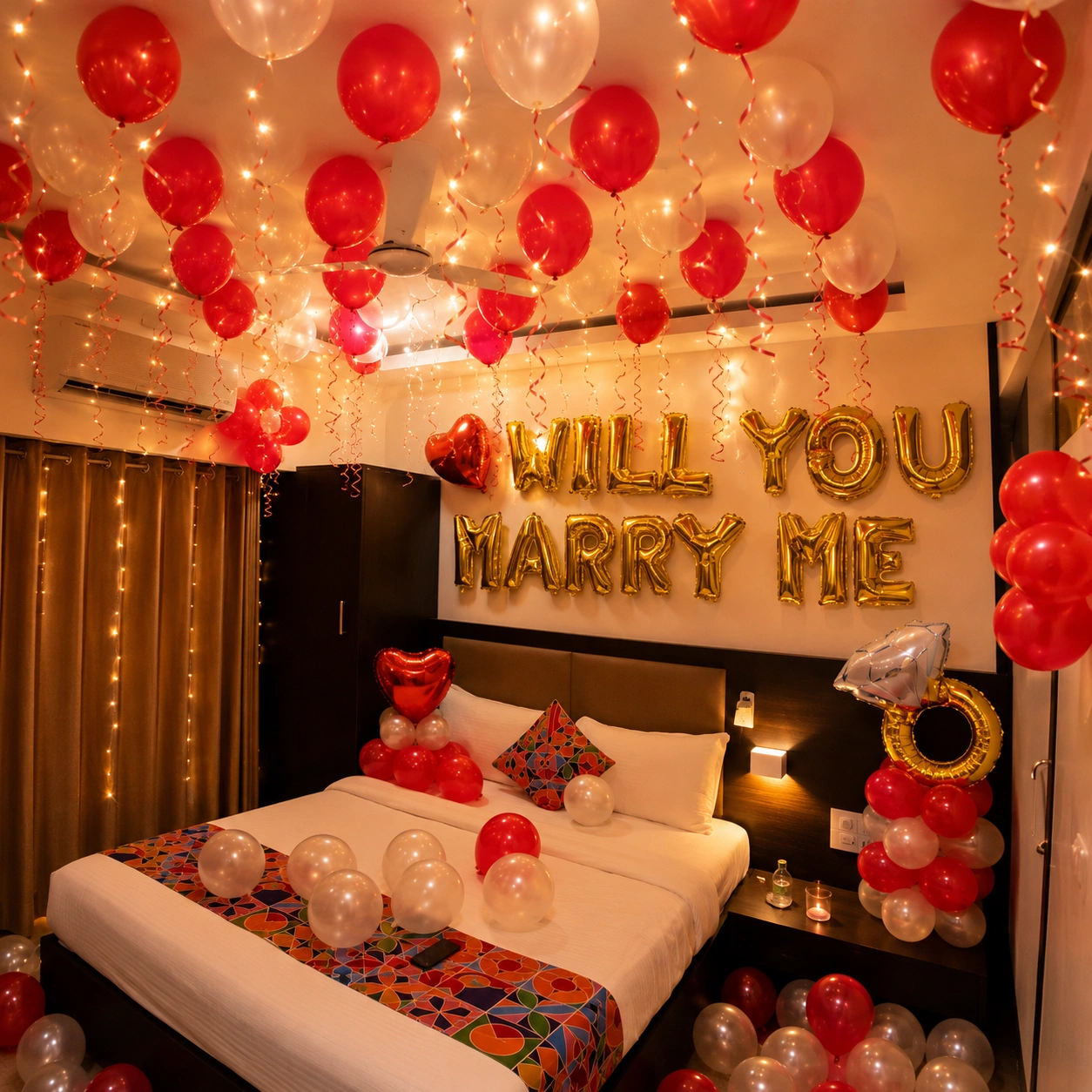 Hotel Room Proposal Decor