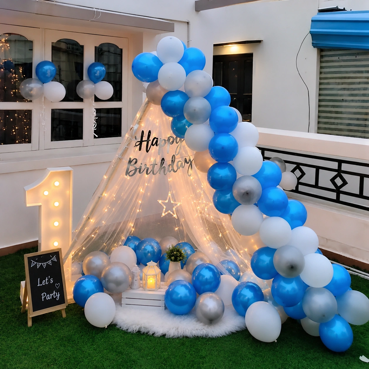 Canopy Simple Birthday Decoration