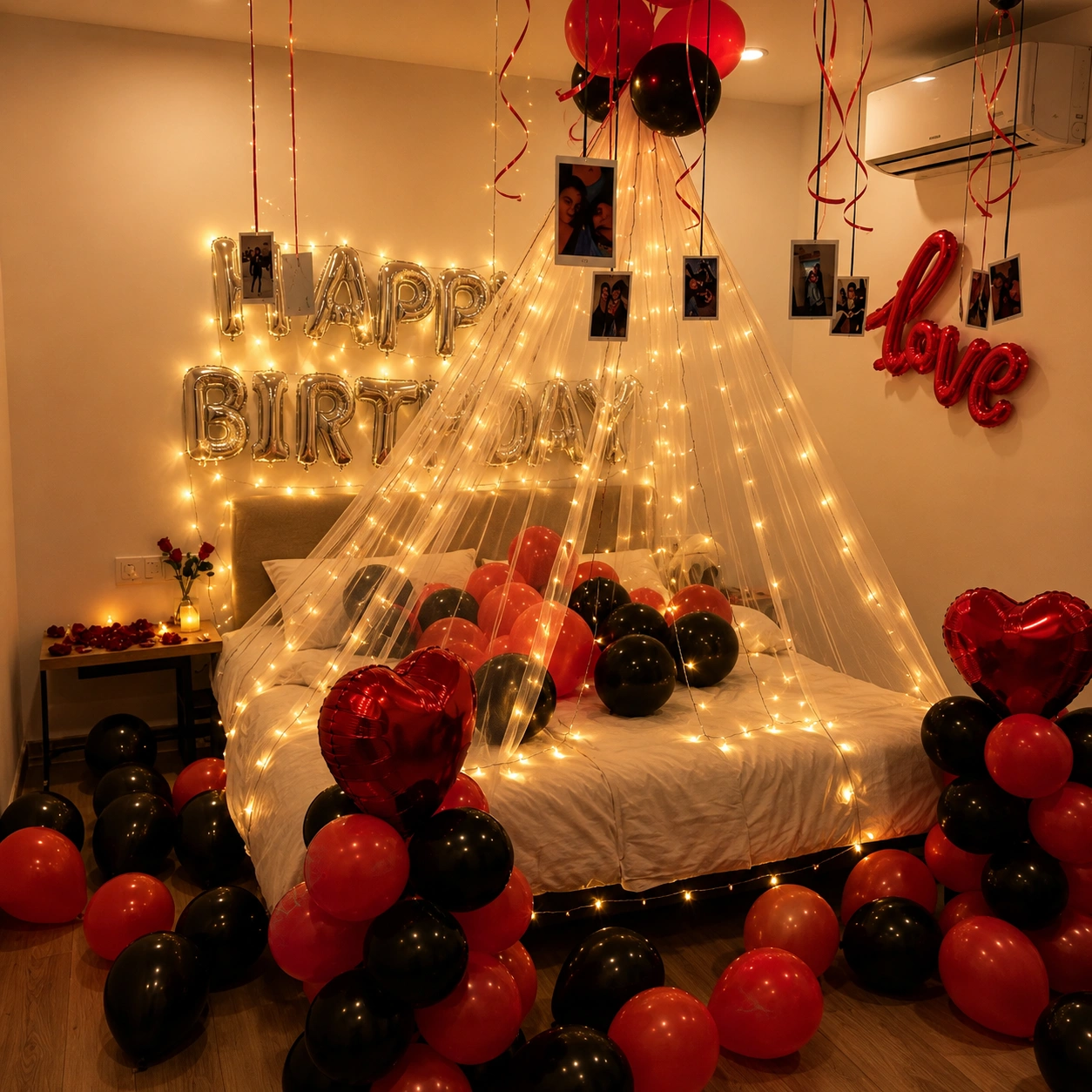Romantic Red Theme Decoration