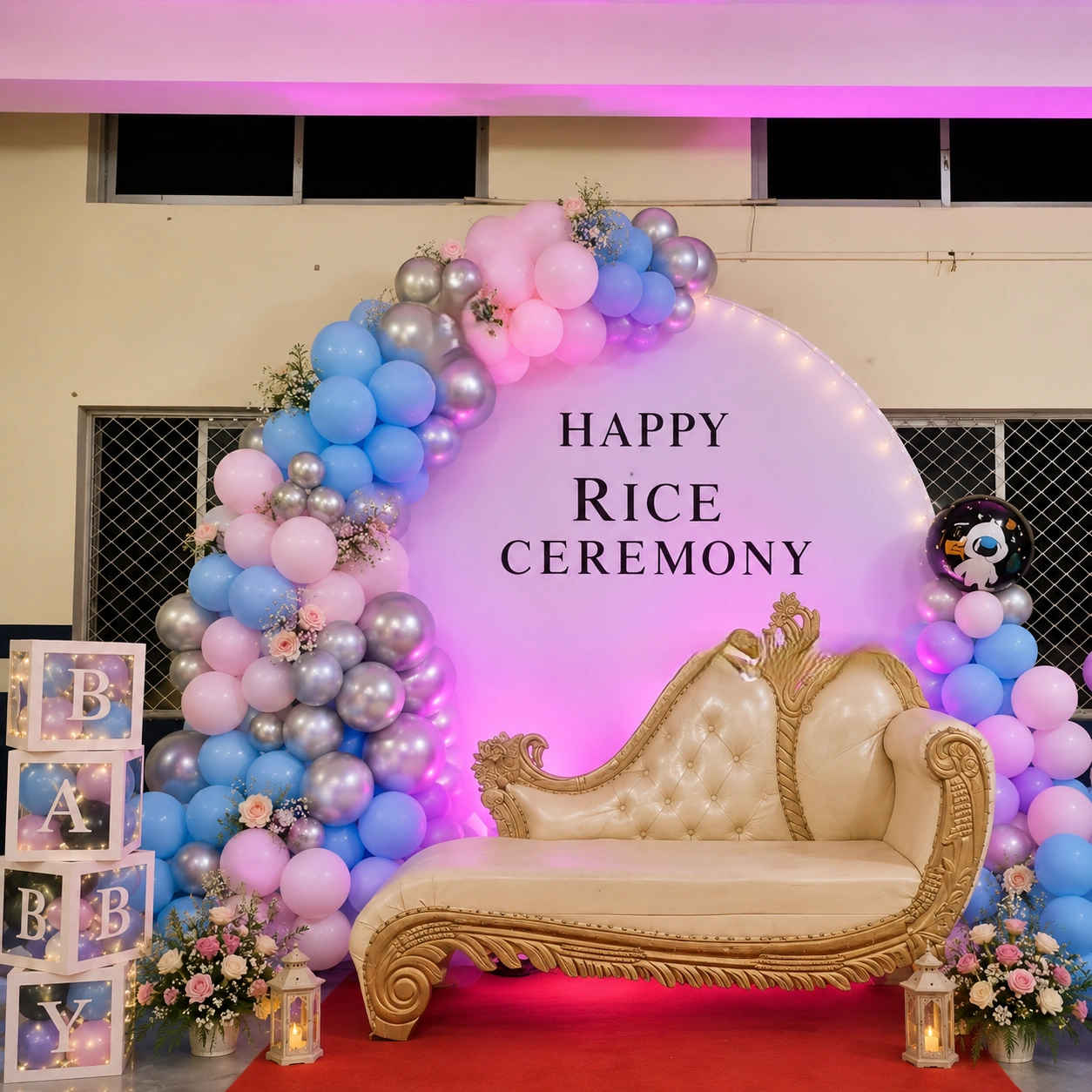 Happy Rice Ceremony Decoration