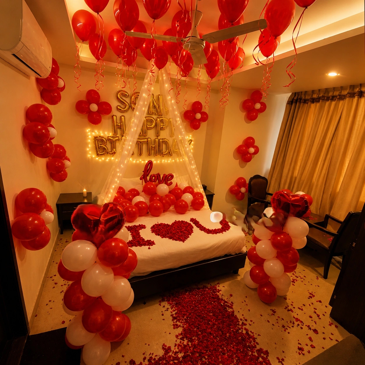 Romantic Bed Cabana Decoration