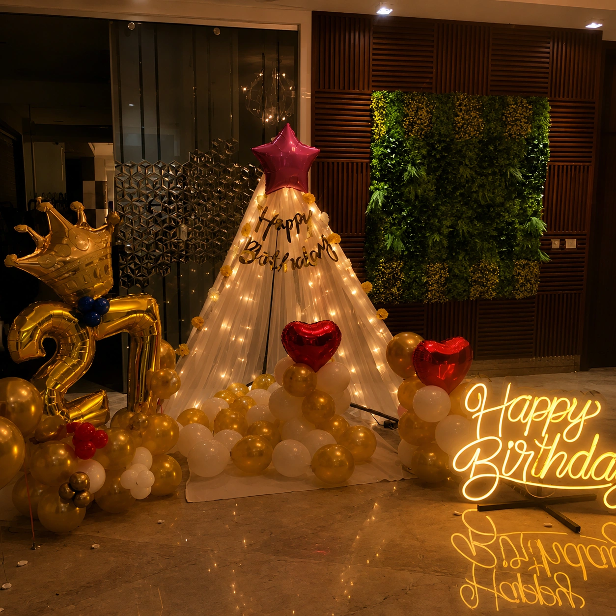 27th Cabana Birthday Decoration