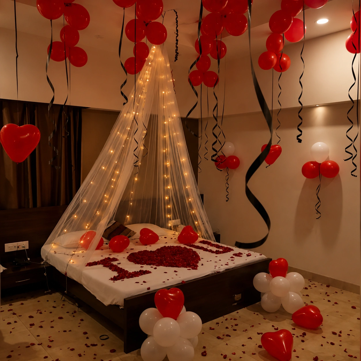Wedding First Night Decoration