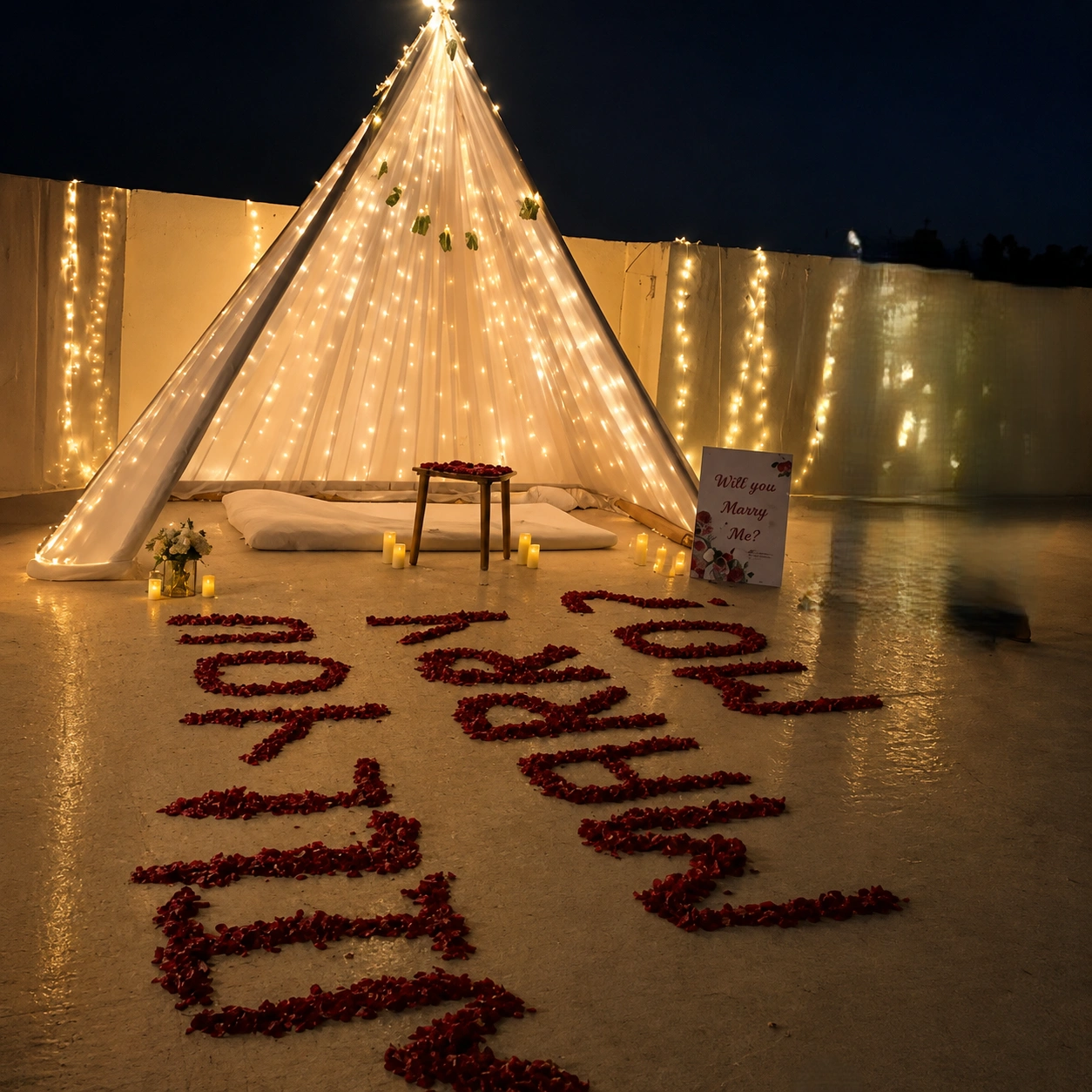 Floor Cabana Proposal Decoration