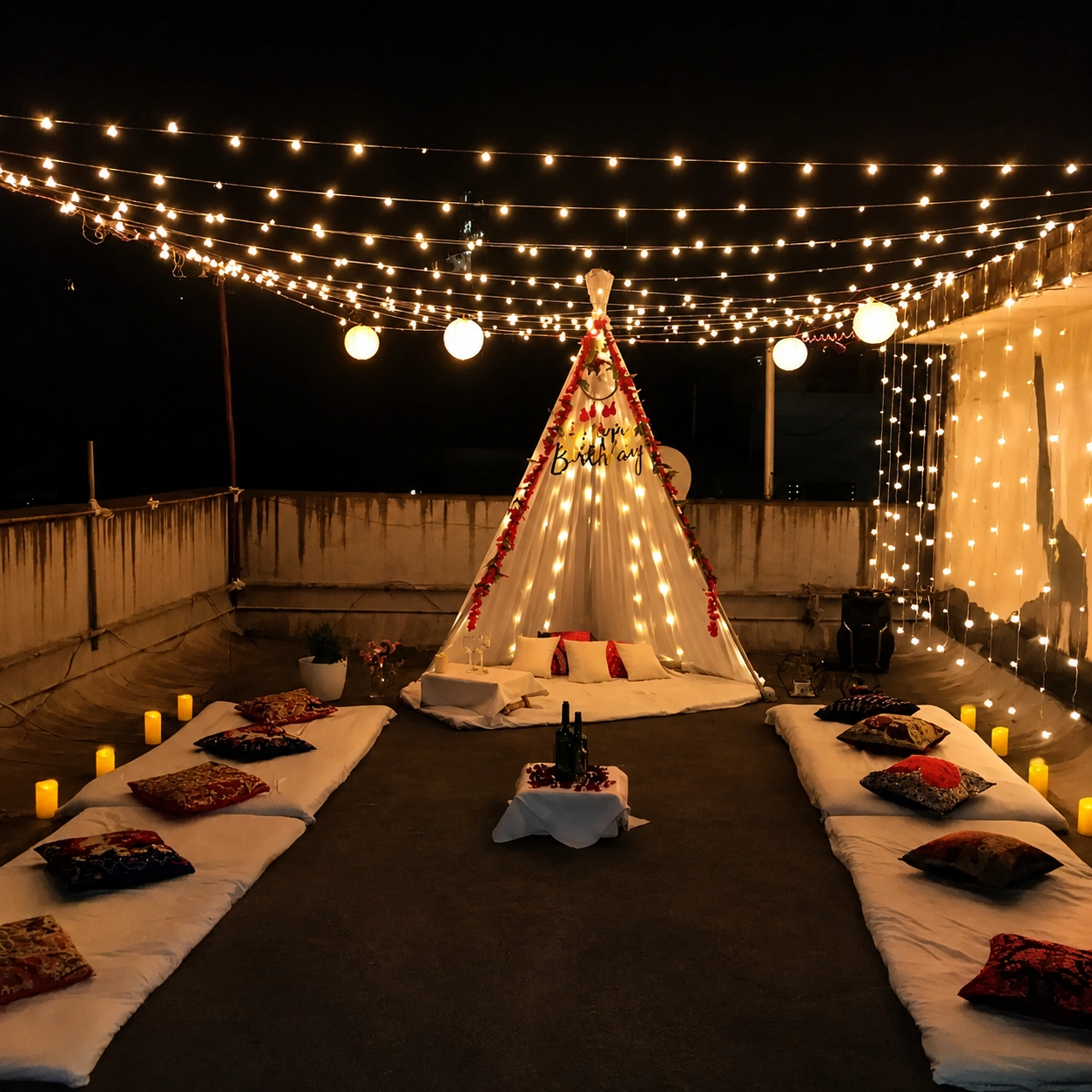 Terrace Cabana Decoration