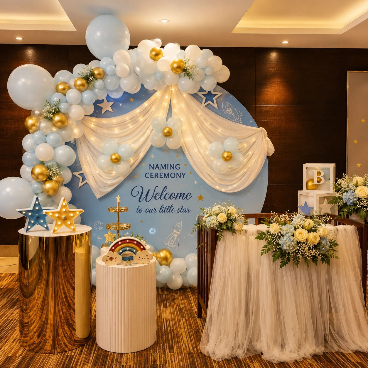 Baby Naming Stage Decoration