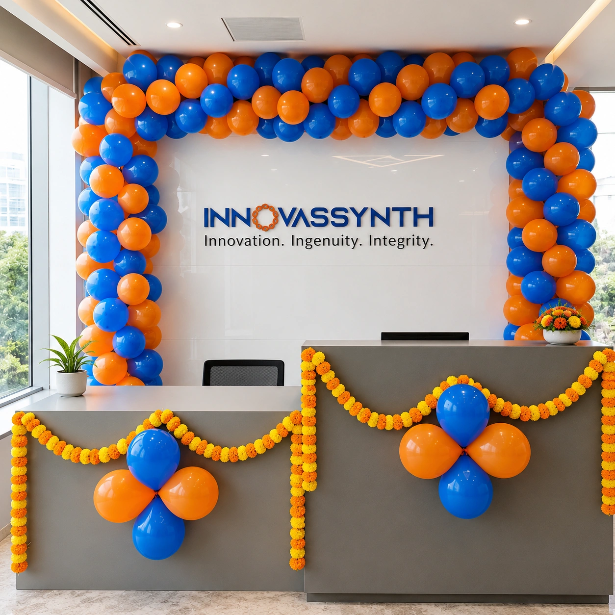 Full Office Decoration for Diwali