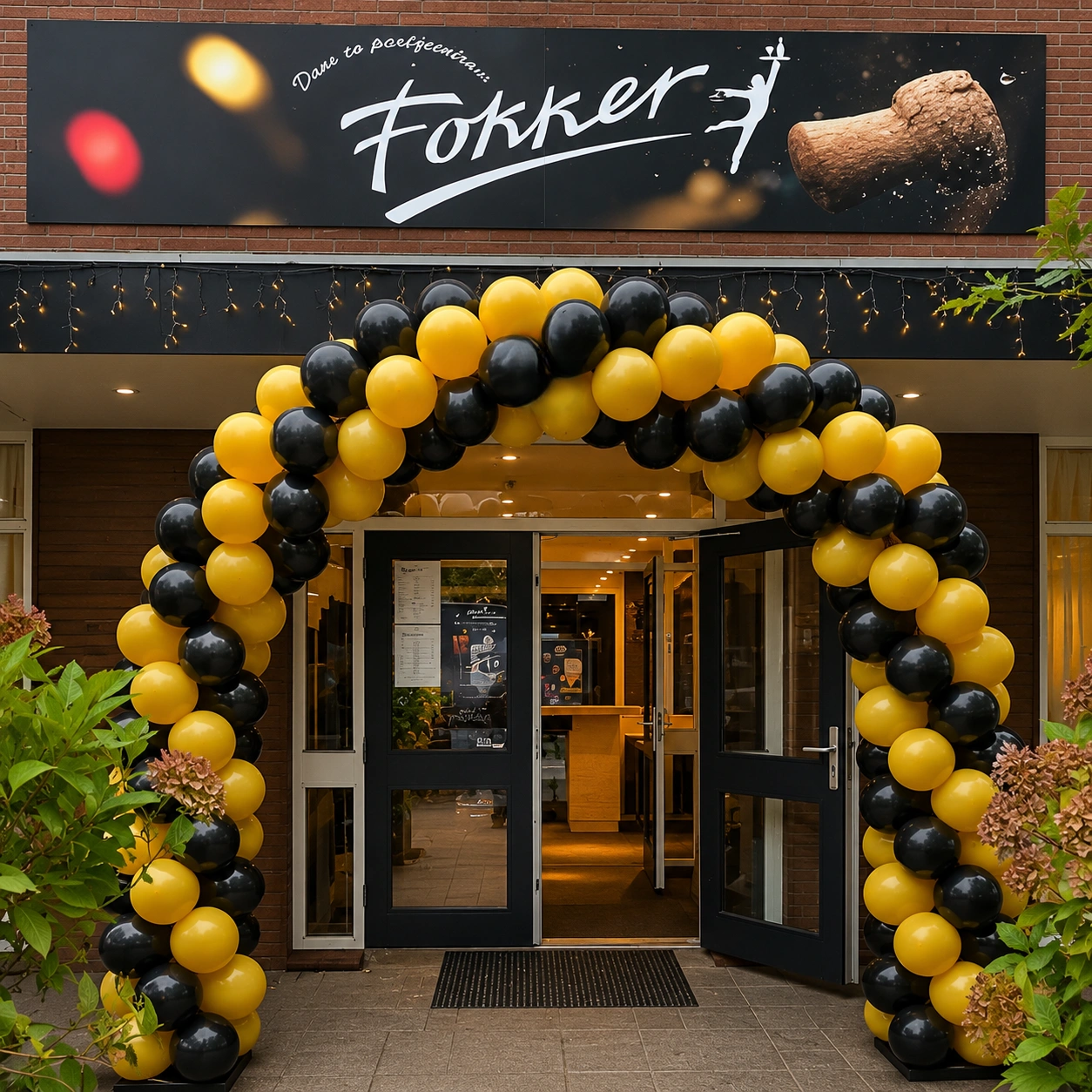 Simple Office Balloon Decoration