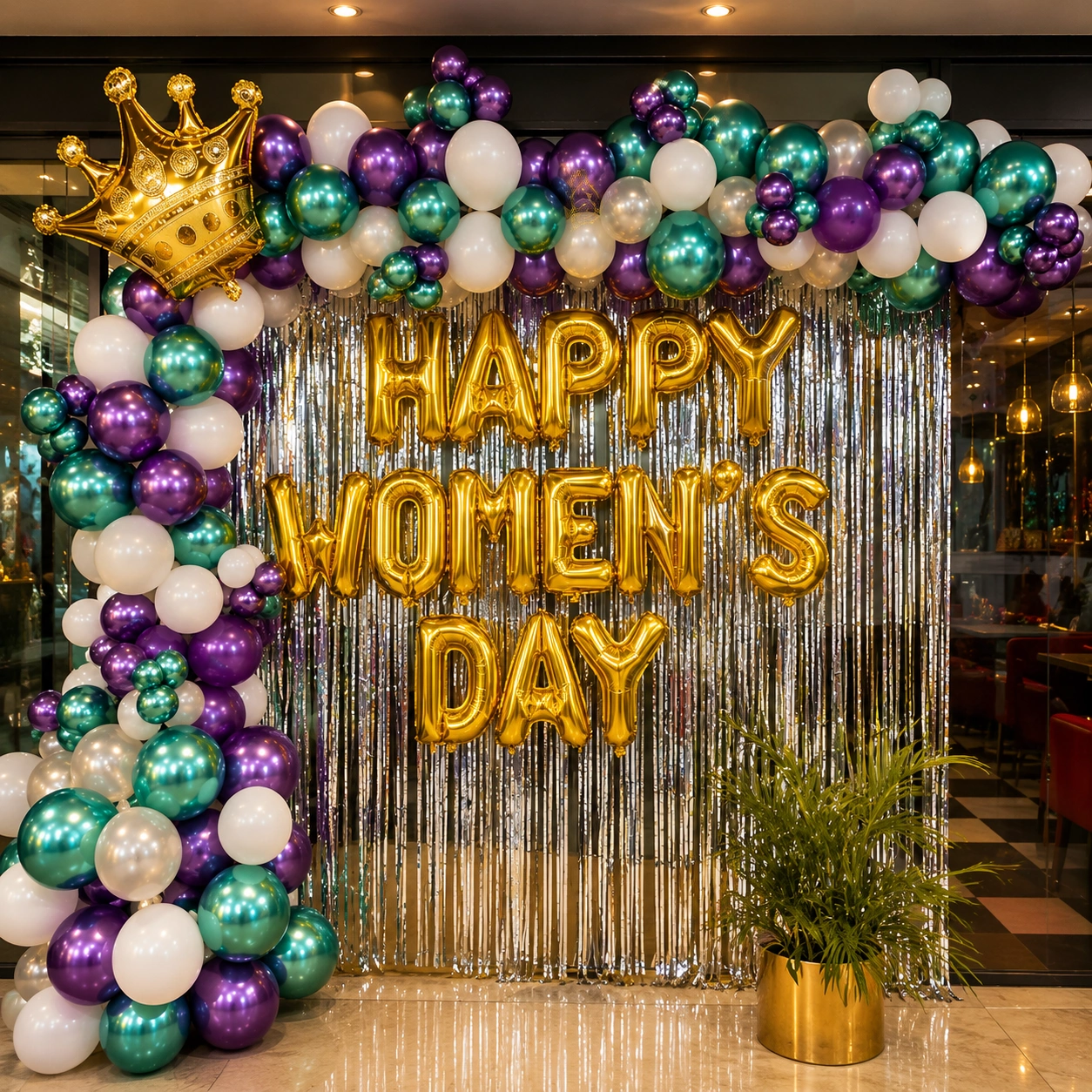 Happy Women's Day Arch