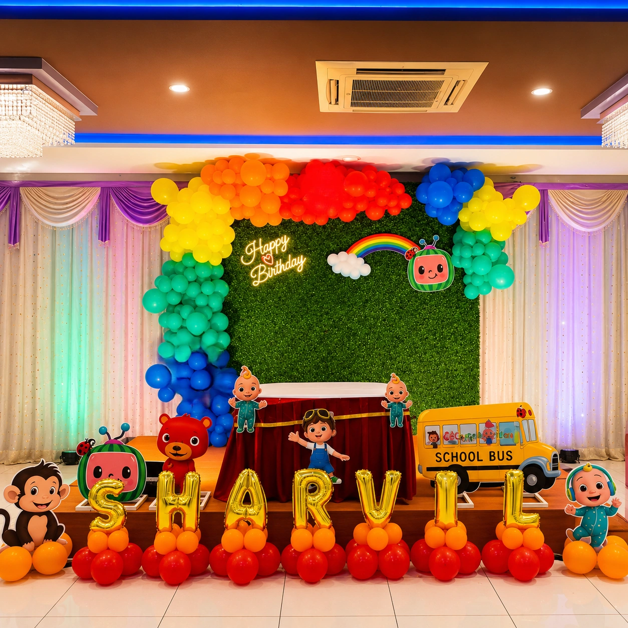 Cocomelon Backdrop Decoration
