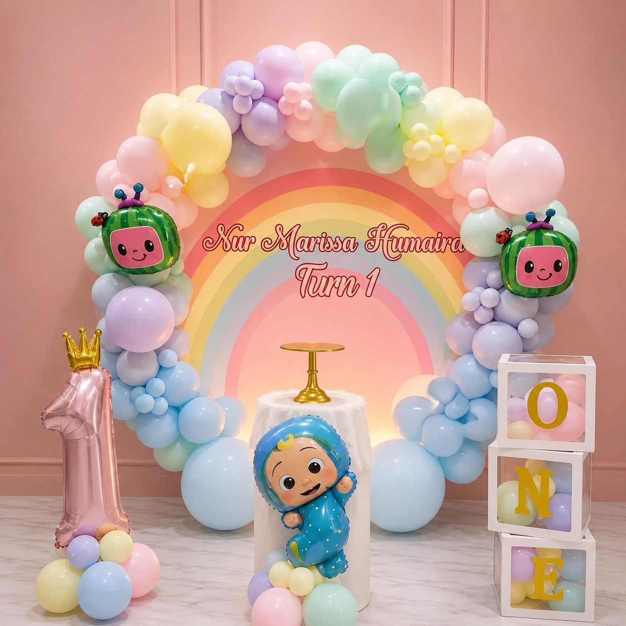 Pastel Cocomelon Decoration