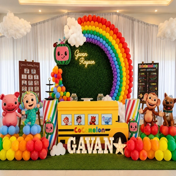 Premium Cocomelon Stage Setup
