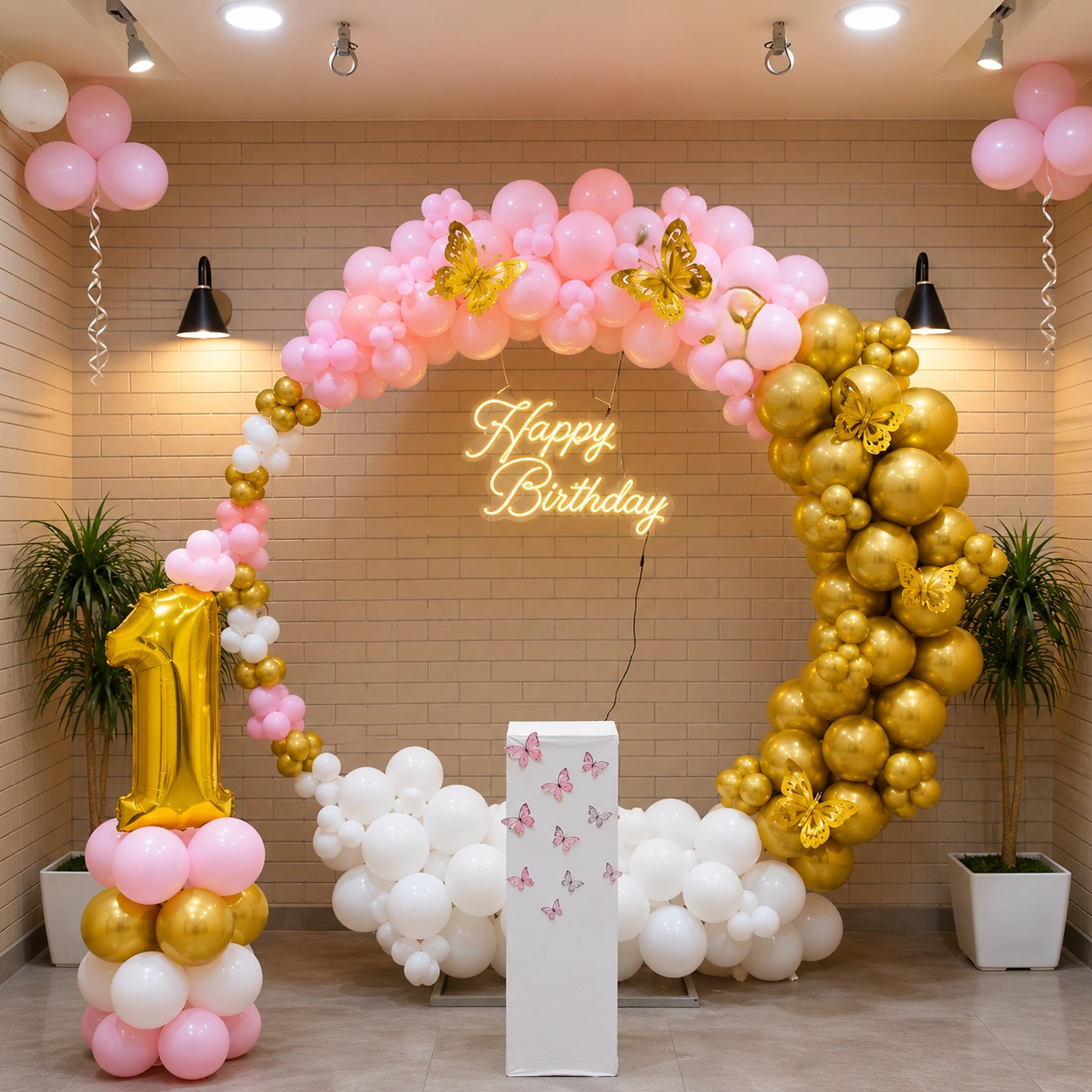Simple Ring Birthday Decoration for Kids at Home