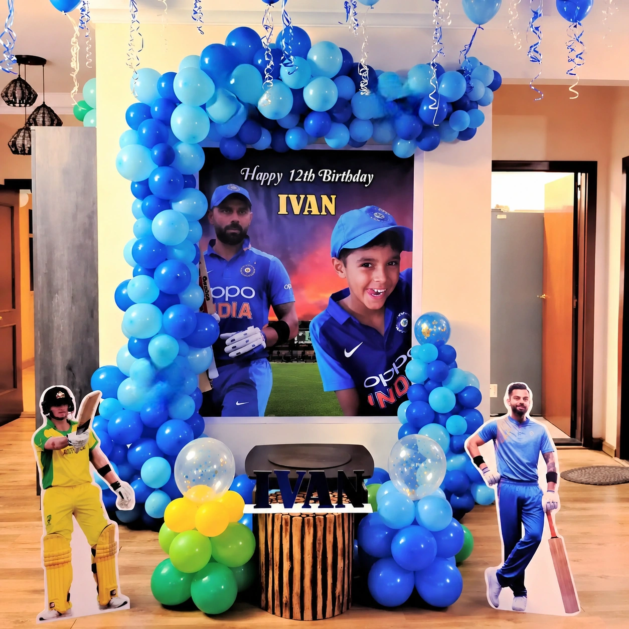 Cricket Theme Birthday Decoration