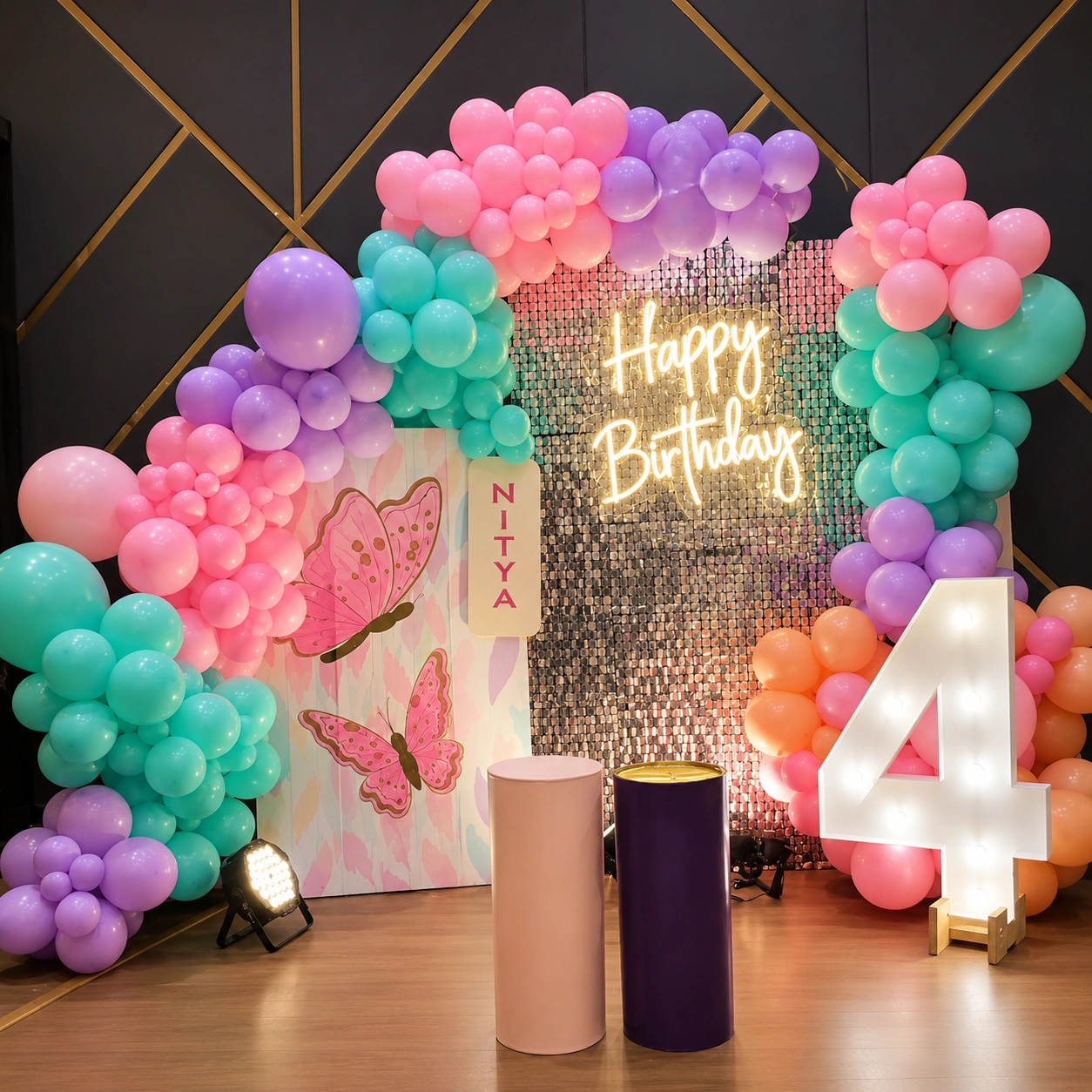 Butterfly Theme Stage Decoration
