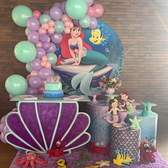 Premium Mermaid Birthday Decoration