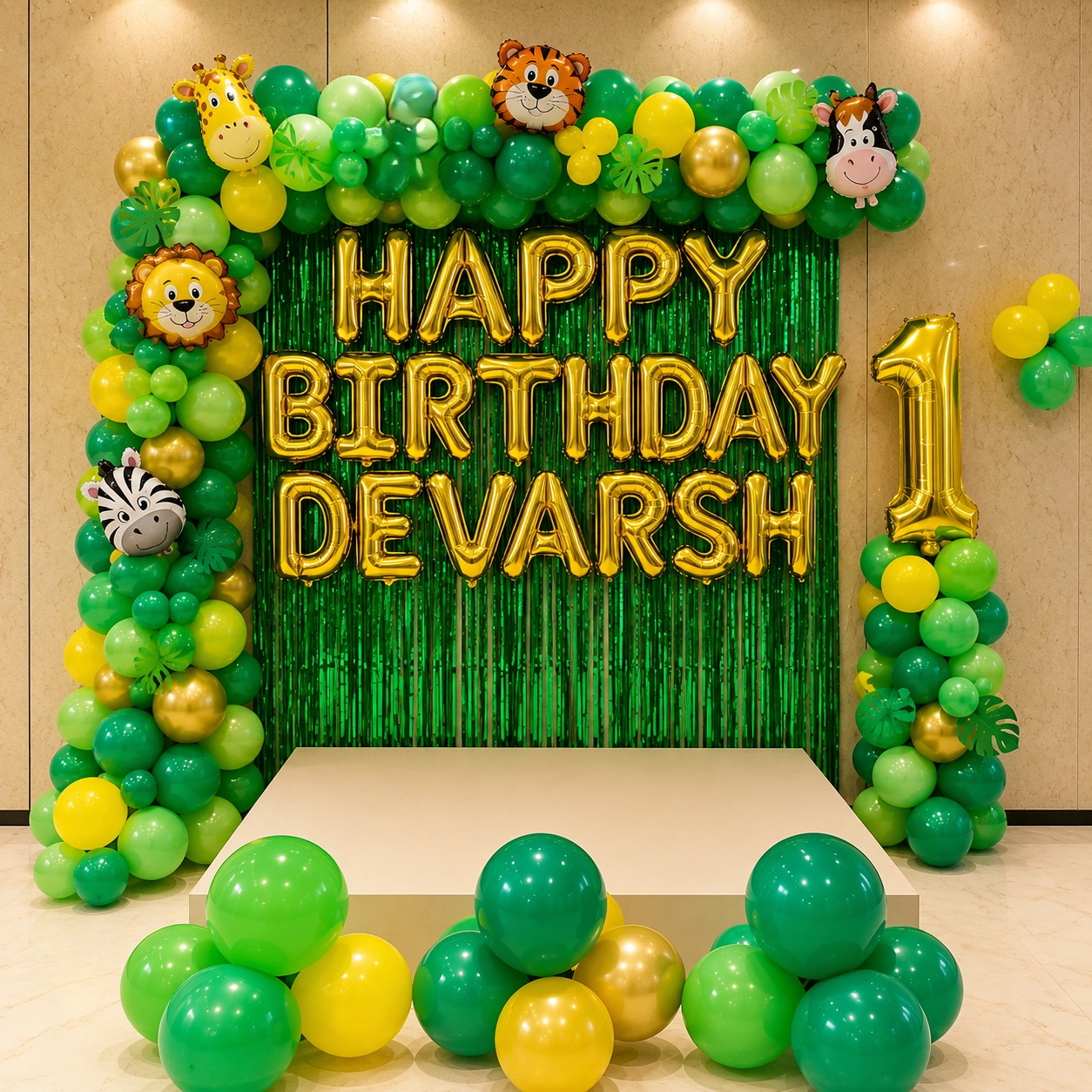Jungle Theme Hall Decoration